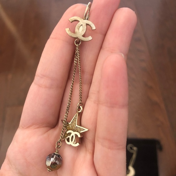 SOLD! Chanel CC Drop Earrings - Picture 7 of 9